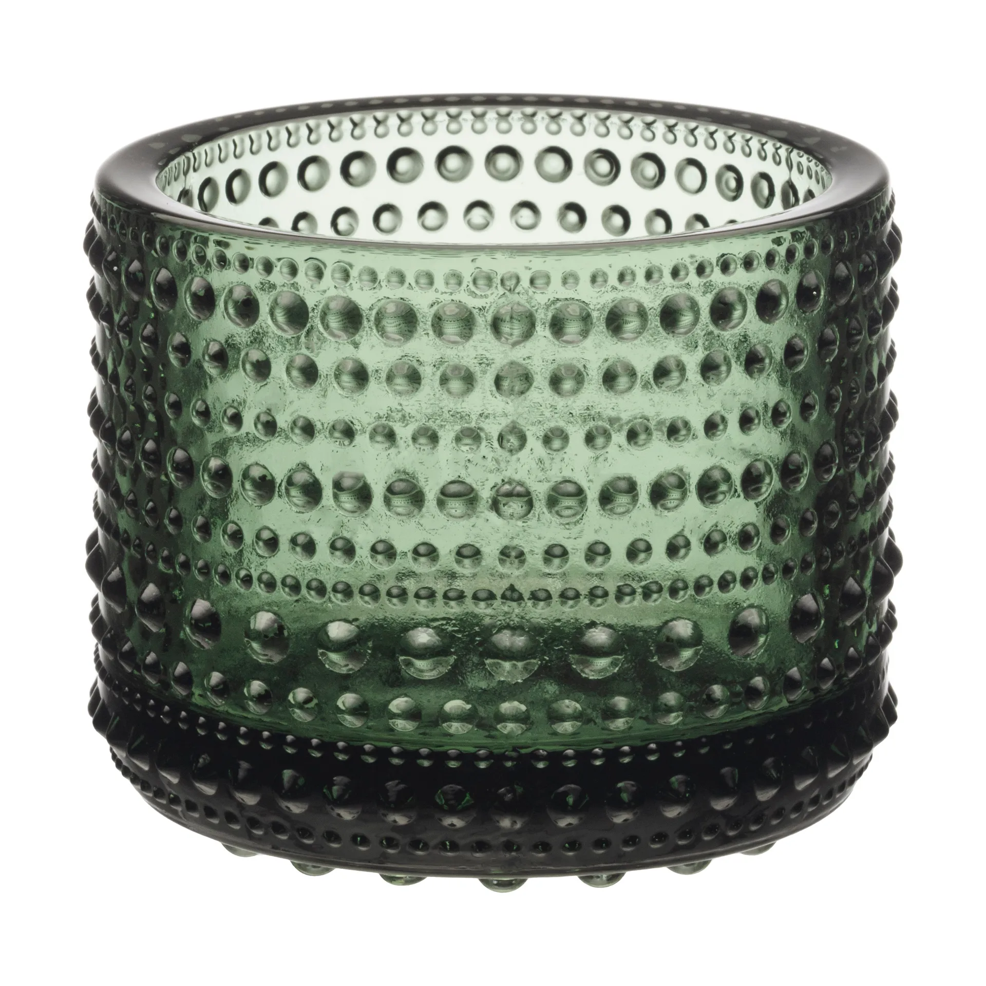 Kastehelmi ljuslykta 64 mm, Tallgrön Iittala