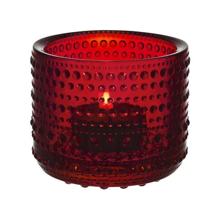 Kastehelmi ljuslykta 64 mm - tranbär (röd) - Iittala