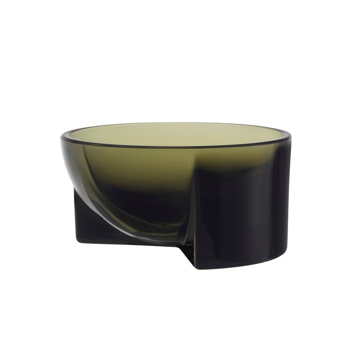 Kuru glasskål 6x13 cm - Mossgrön - Iittala