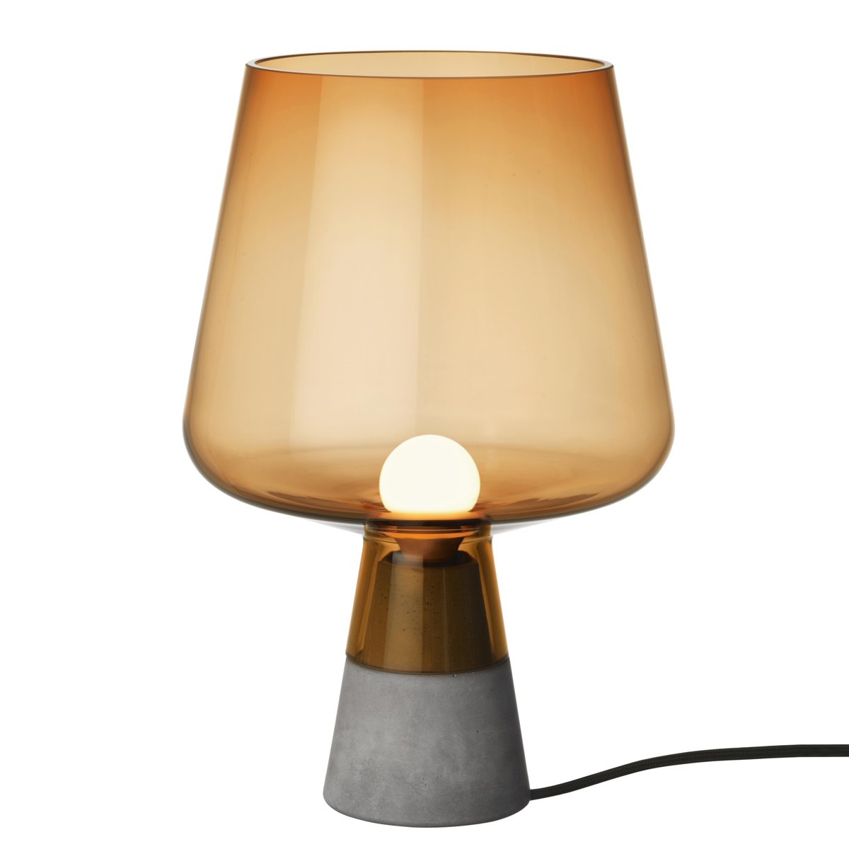 Iittala Leimu bordslampa 300x200 mm brun | Skandinavisk Design | Bordslampor | Brun