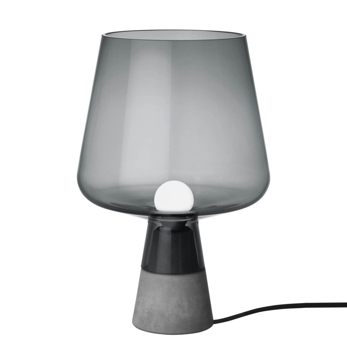 Iittala Leimu bordslampa 300x200 mm grå | Skandinavisk Design | Bordslampor | Grå