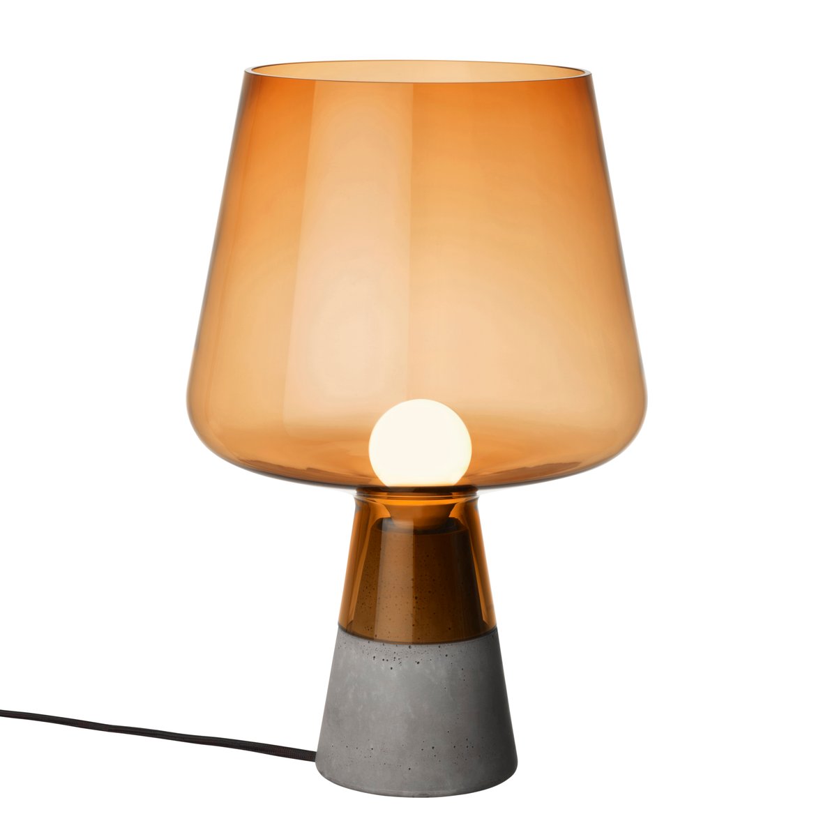 Iittala Leimu bordslampa 38 cm brun | Skandinavisk Design | Bordslampor | Brun