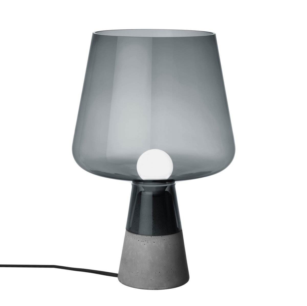 Iittala Leimu bordslampa 38 cm grå | Skandinavisk Design | Bordslampor | Grå