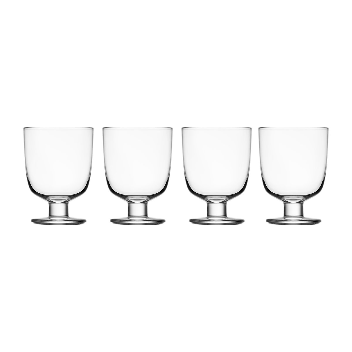 Iittala Lempi glas klar 4-pack 34 cl | Skandinavisk Design | Dricksglas | Transparent