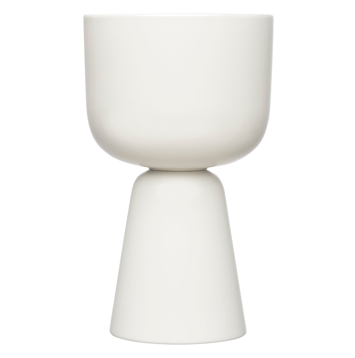 Iittala Nappula kruka 15,5 cm h26 cm Vit | Skandinavisk Design | Krukor | Vit