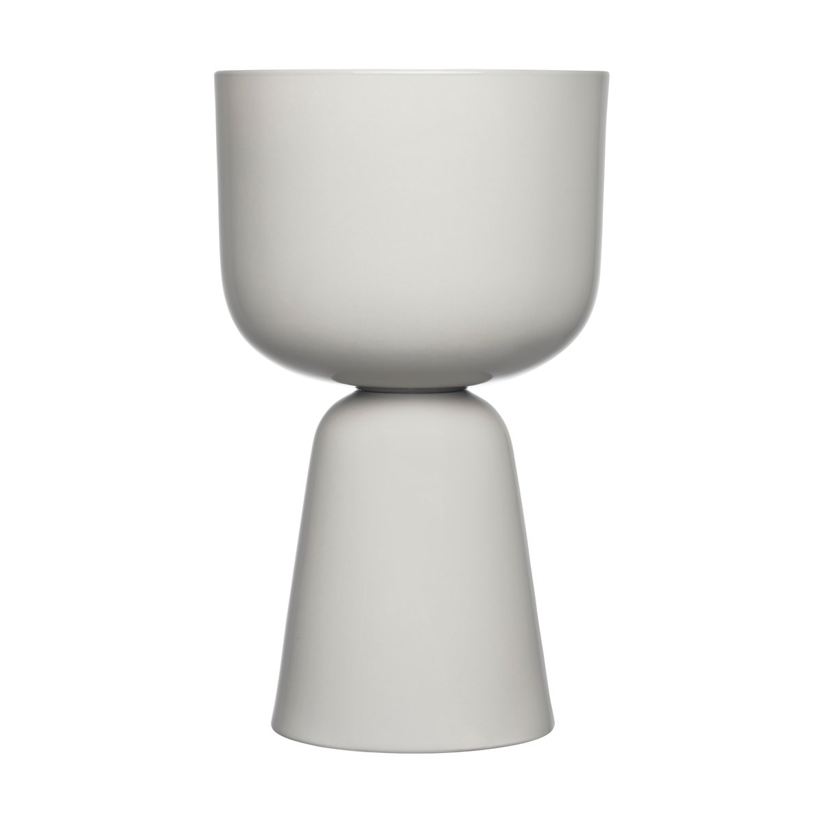 Iittala Nappula kruka 24,5x40 cm Ljusgrå | Skandinavisk Design | Krukor | Grå
