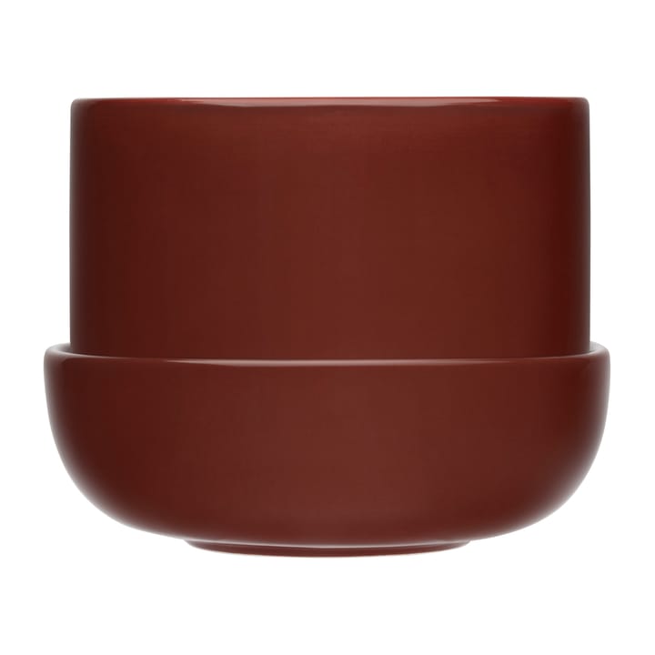 Nappula kruka med fat Ø17 cm h13 cm - Brun - Iittala