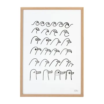Oiva Toikka Birdhouse poster - 50x70 cm - Iittala