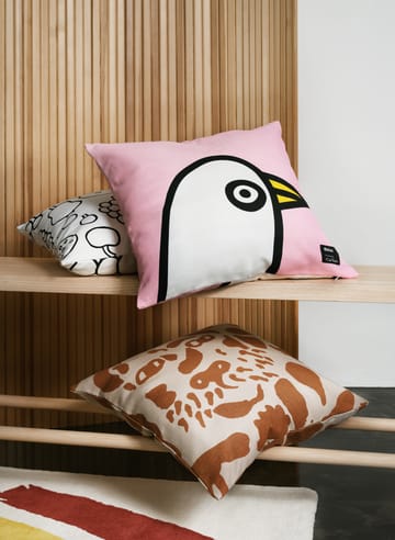 Oiva Toikka Birdie kuddfodral 47x47 cm - Rosa - Iittala
