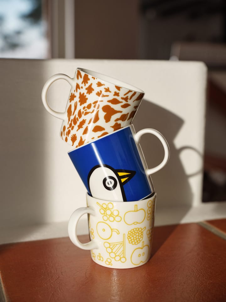 Oiva Toikka Birdie mugg 30 cl, Blå Iittala