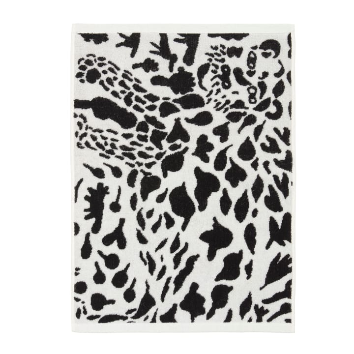Oiva Toikka Cheetah handduk 50x70 cm - Svart-vit - Iittala