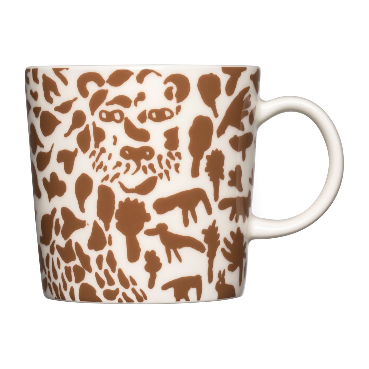 Iittala Oiva Toikka Cheetah mugg 30 cl Brun | Skandinavisk Design | Kaffekoppar | Brun