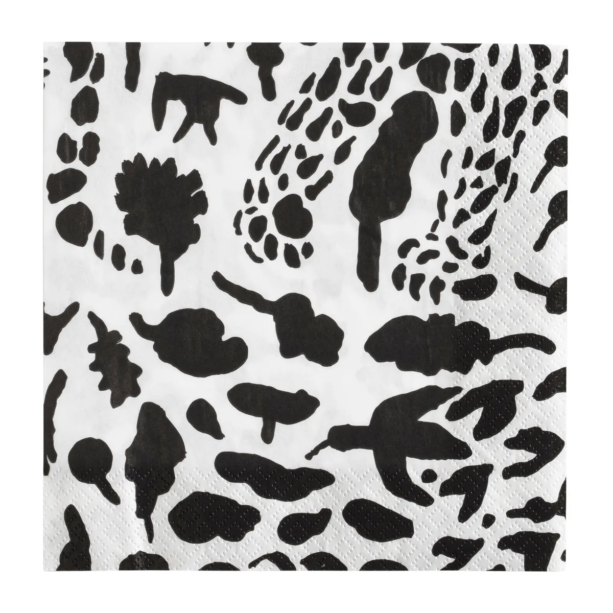 Iittala Oiva Toikka Cheetah servett 20-pack Svart-vit