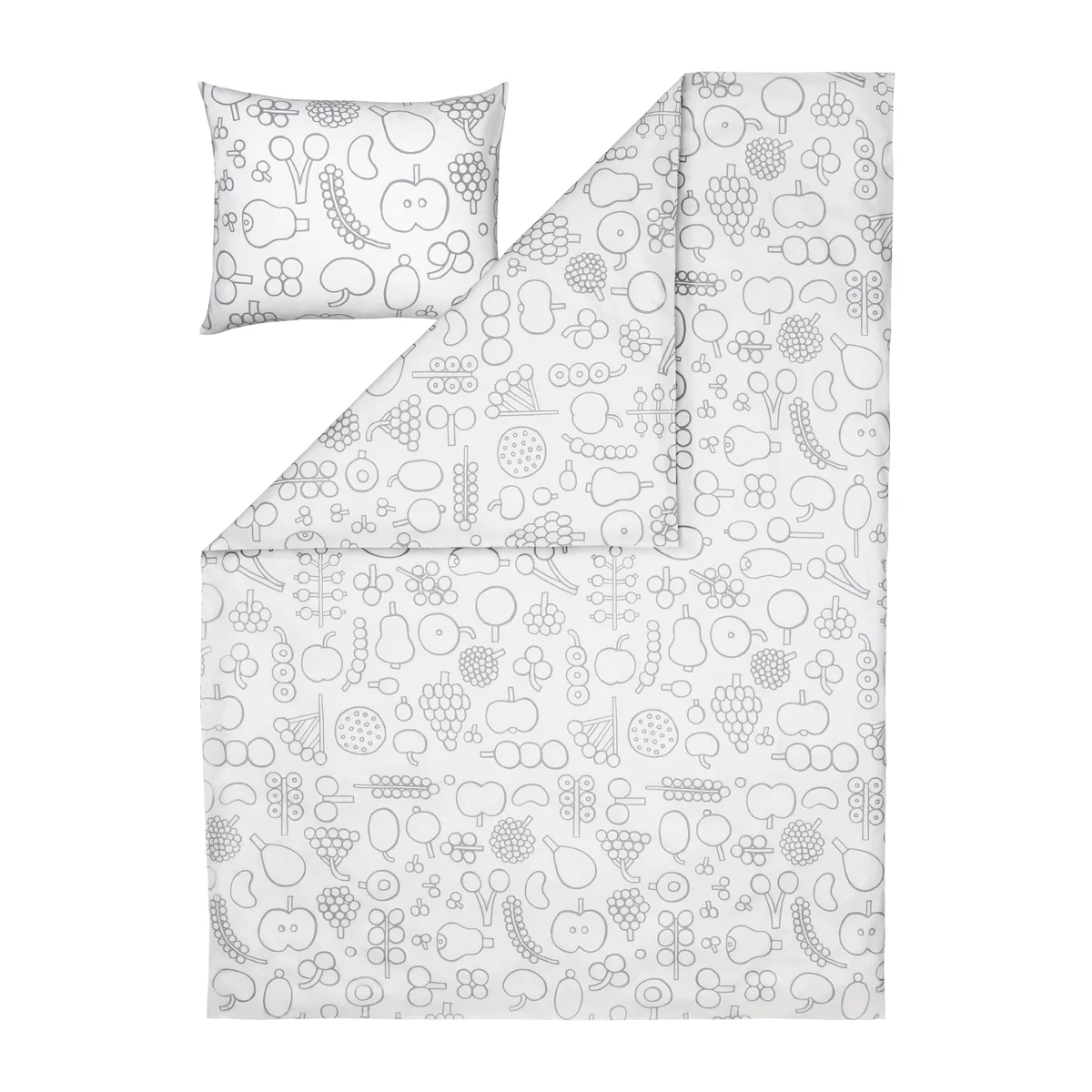 Iittala Oiva Toikka Frutta bäddset 150x210 cm Grå