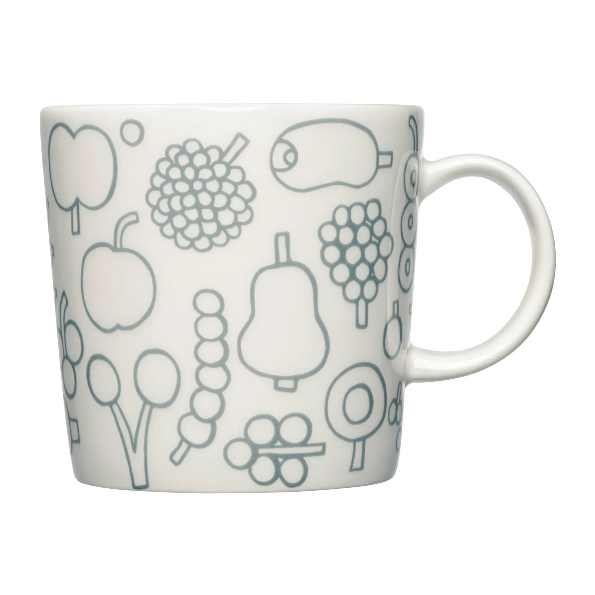 Oiva Toikka Frutta mugg 30 cl, Pärlgrå Iittala