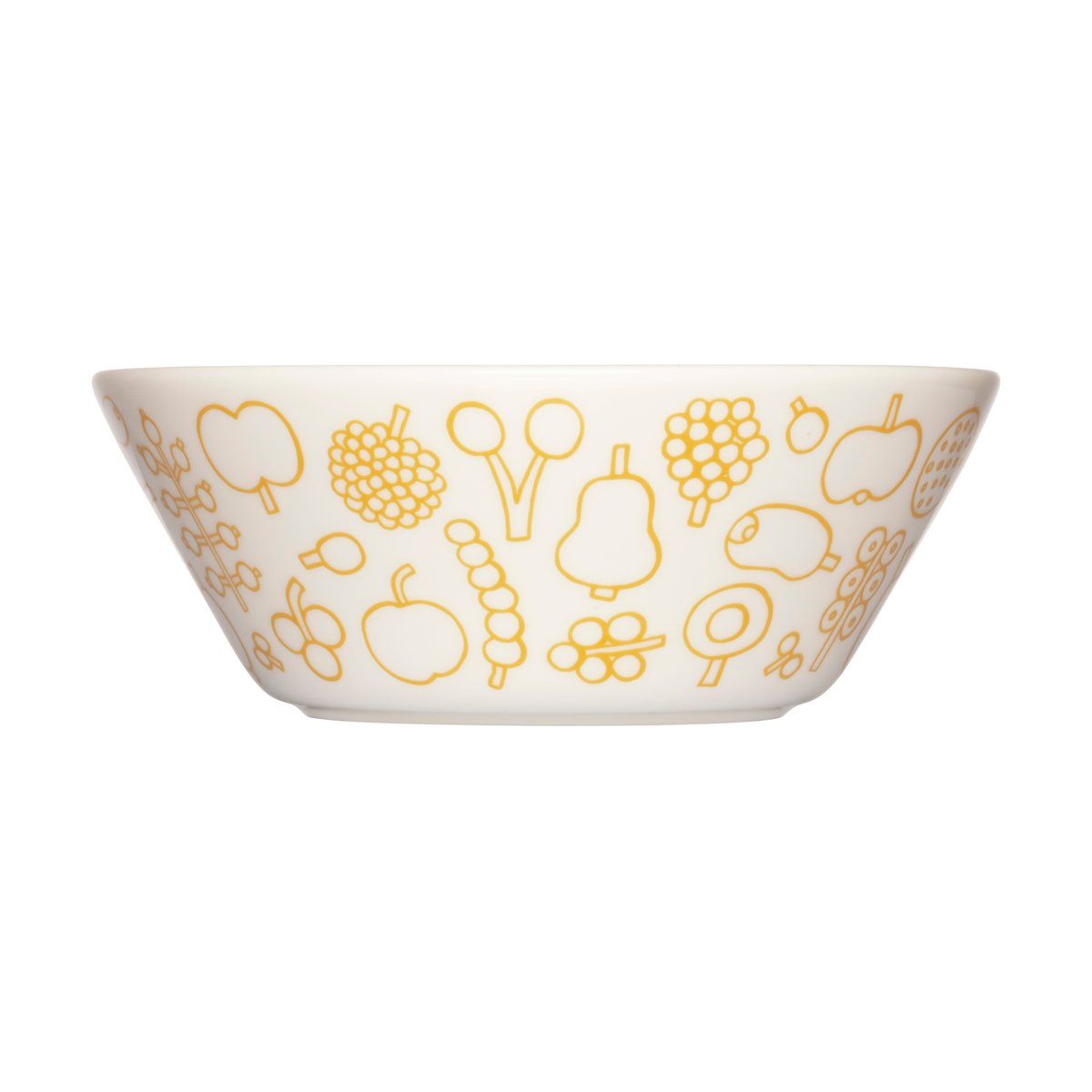 Iittala Oiva Toikka Frutta skål 15 cm Gul | Skandinavisk Design | Frukostskålar | Gul