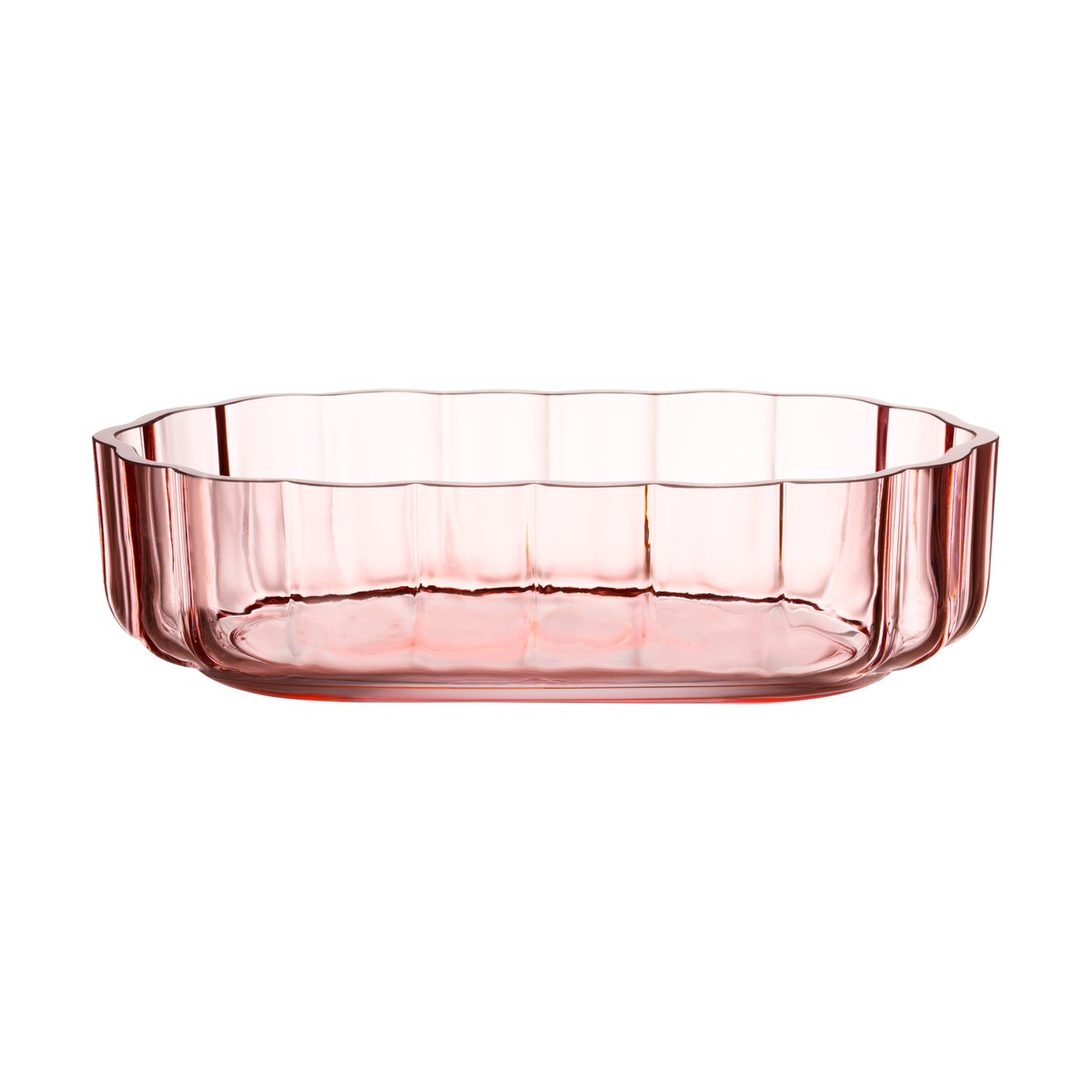 Iittala Play glasskål låg 50 mm Laxrosa | Skandinavisk Design | Dekorationsskålar | Rosa