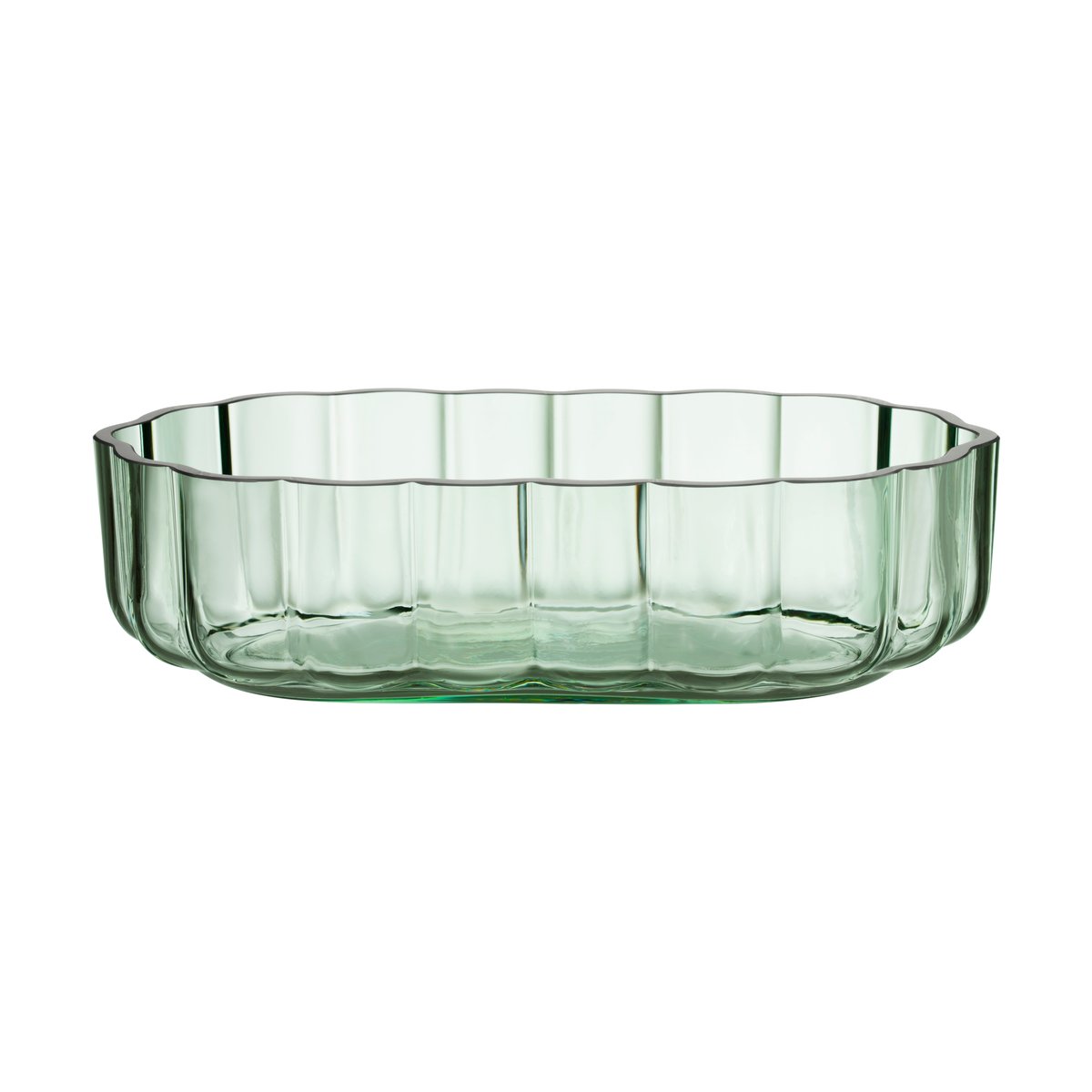 Iittala Play glasskål låg 50 mm Ljusgrön | Skandinavisk Design | Dekorationsskålar | Grön