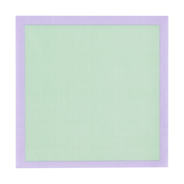 Play pappersservetter 33x33 cm 20-pack - Mint-lila - Iittala