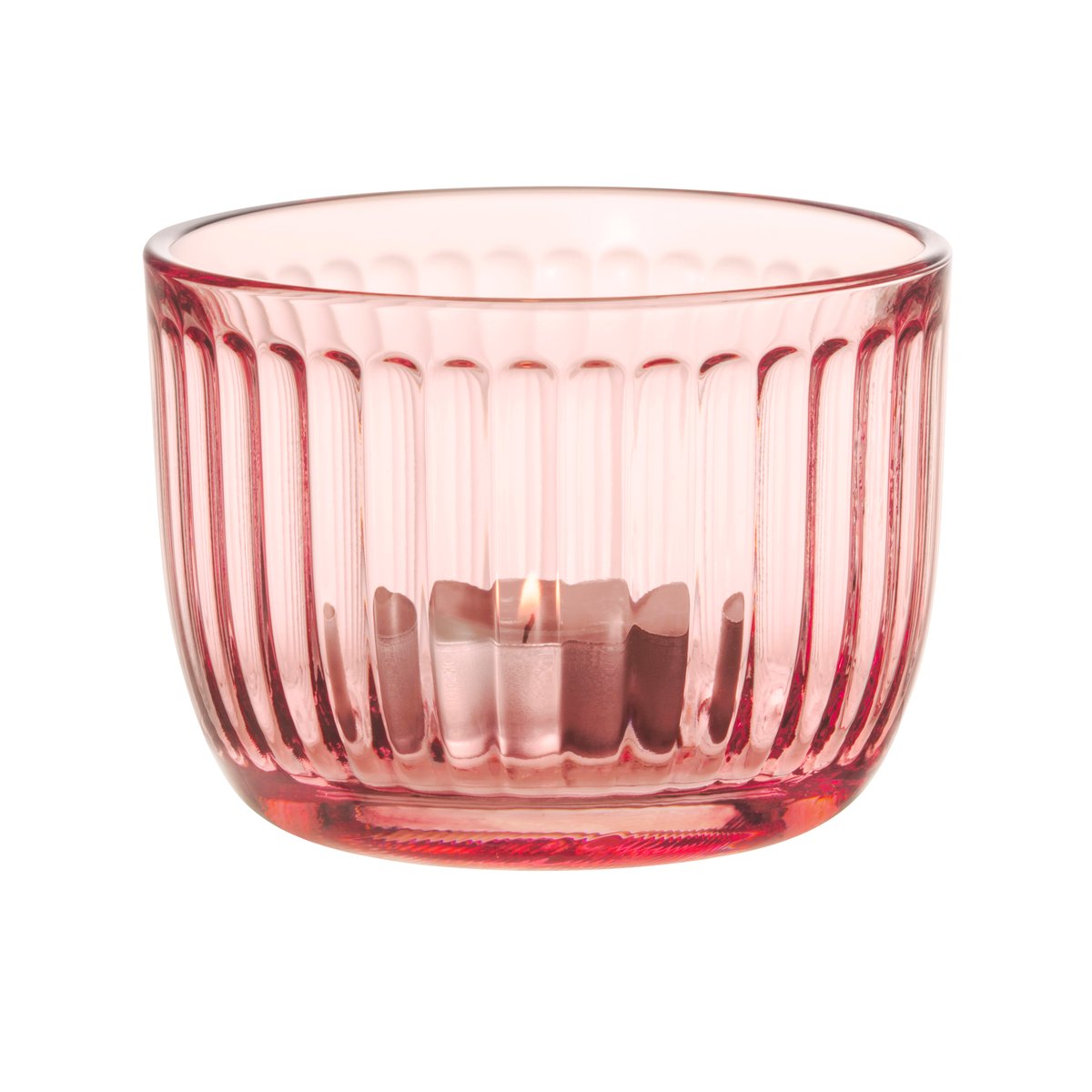 Iittala Raami ljuslykta 90 mm Laxrosa | Skandinavisk Design | Ljuslyktor & Ljusfat | Rosa