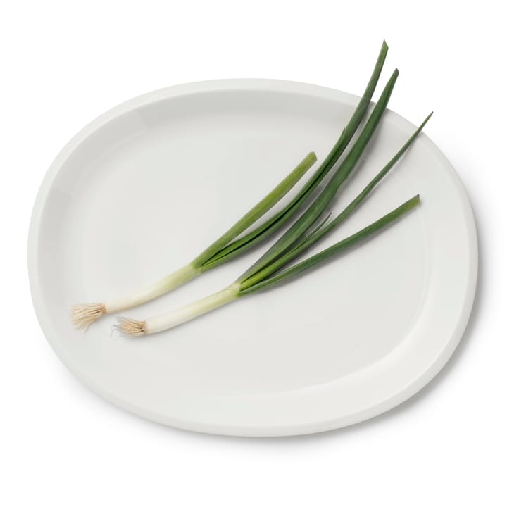 Raami ovalt serveringsfat 35 cm, Vit Iittala