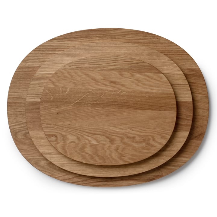 Raami serveringsbricka i ek, Stor Iittala