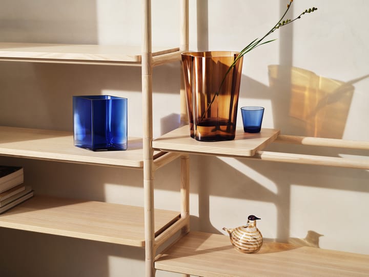 Ruutu vas 20,5 x 18 cm, Ultramarinblå Iittala