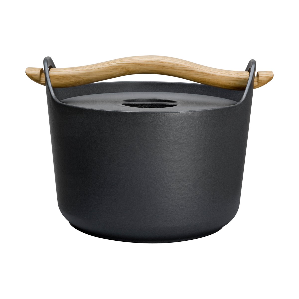 Iittala Sarpaneva gjutjärnsgryta 3 L | Skandinavisk Design | Grytor | Svart