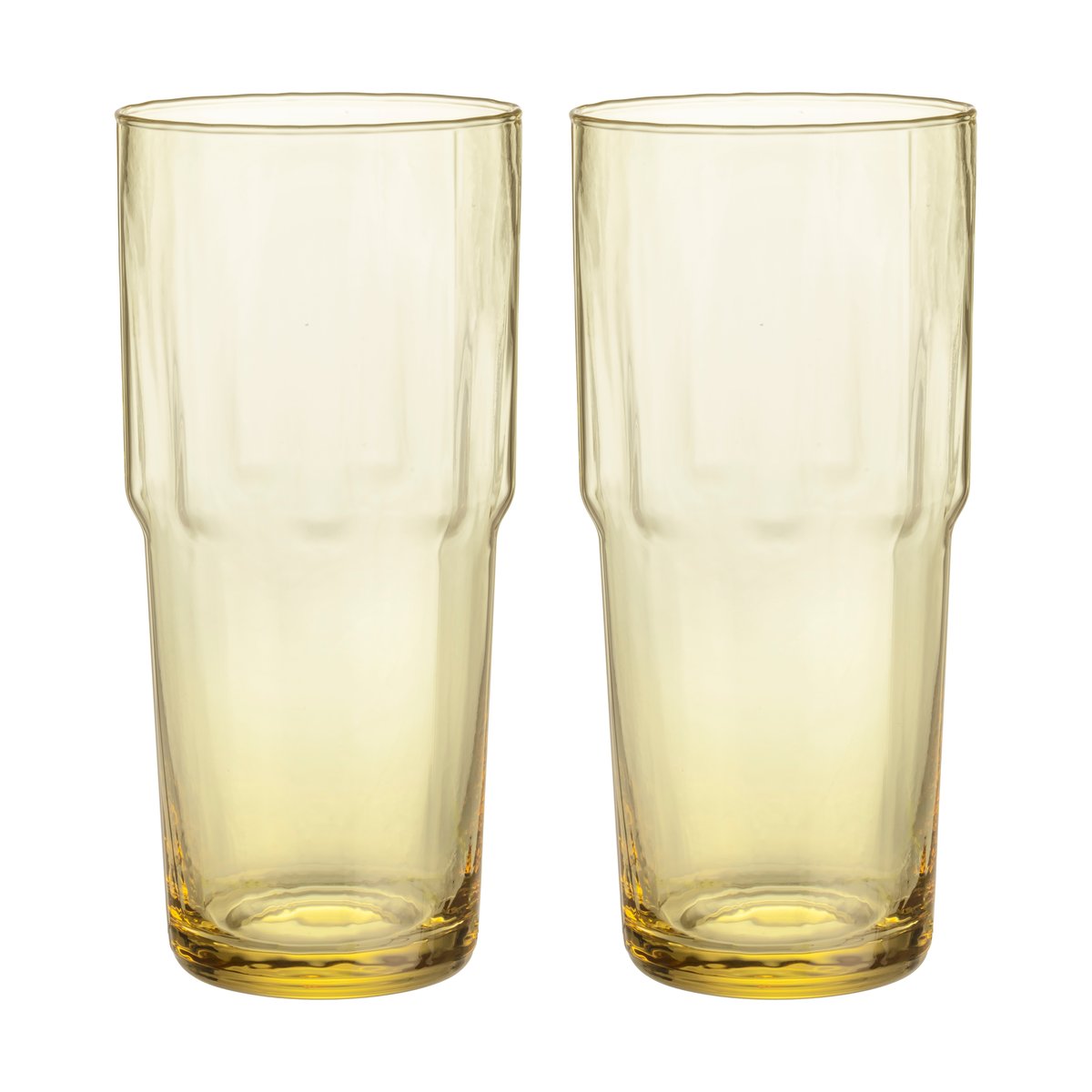 Iittala Solare dricksglas högt 39 cl 2-pack Eldgul | Skandinavisk Design | Dricksglas | Gul