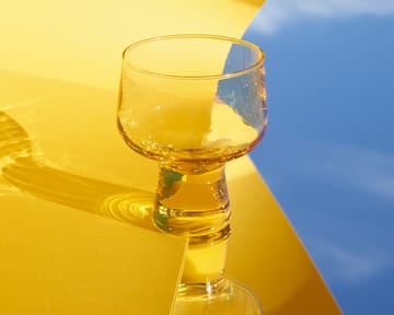 Solare glas på fot 29 cl 2-pack - Eldgul - Iittala