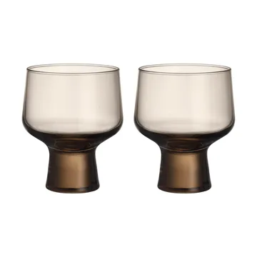 Solare glas på fot 29 cl 2-pack - Linne - Iittala