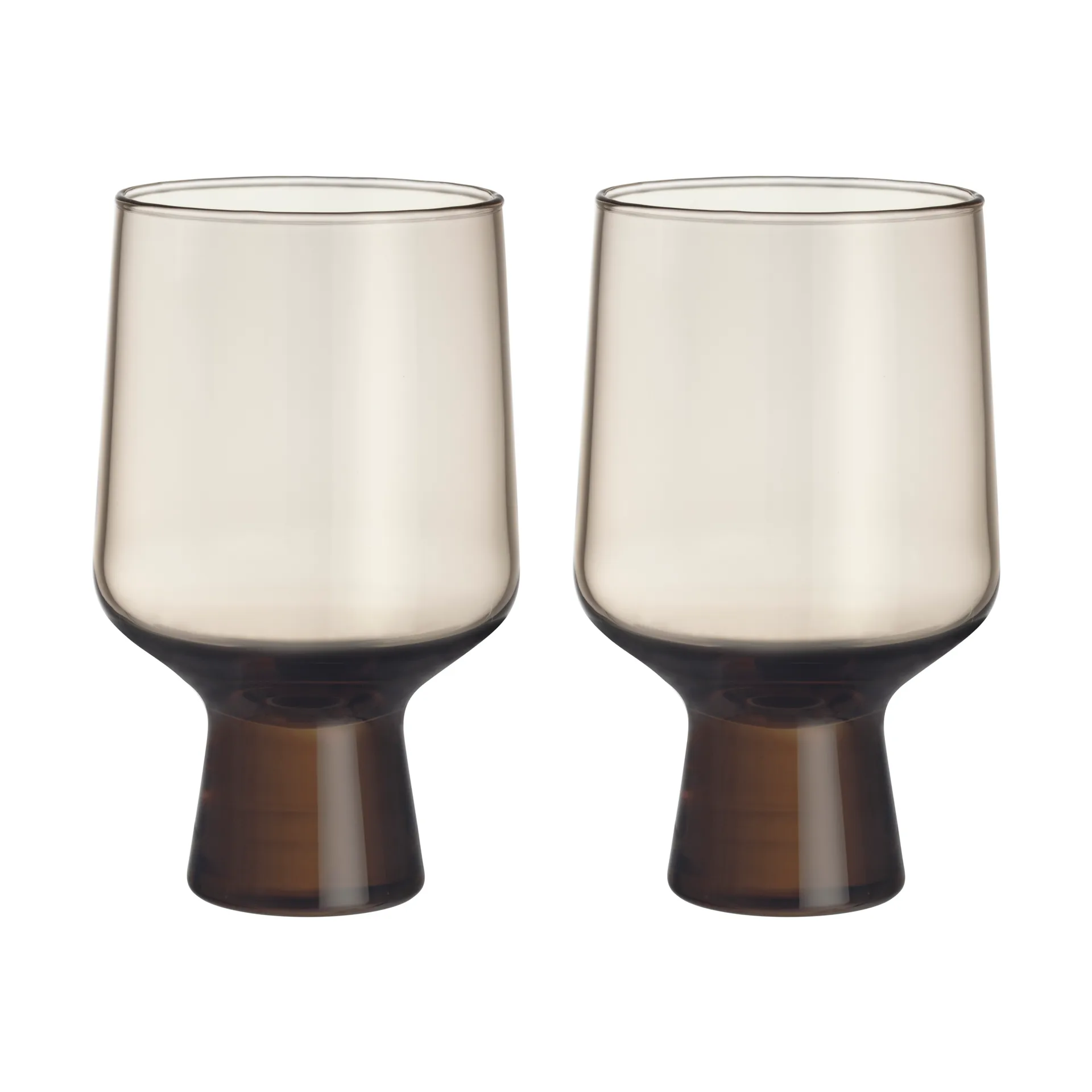 Solare glas på fot 40 cl 2-pack, Linne Iittala