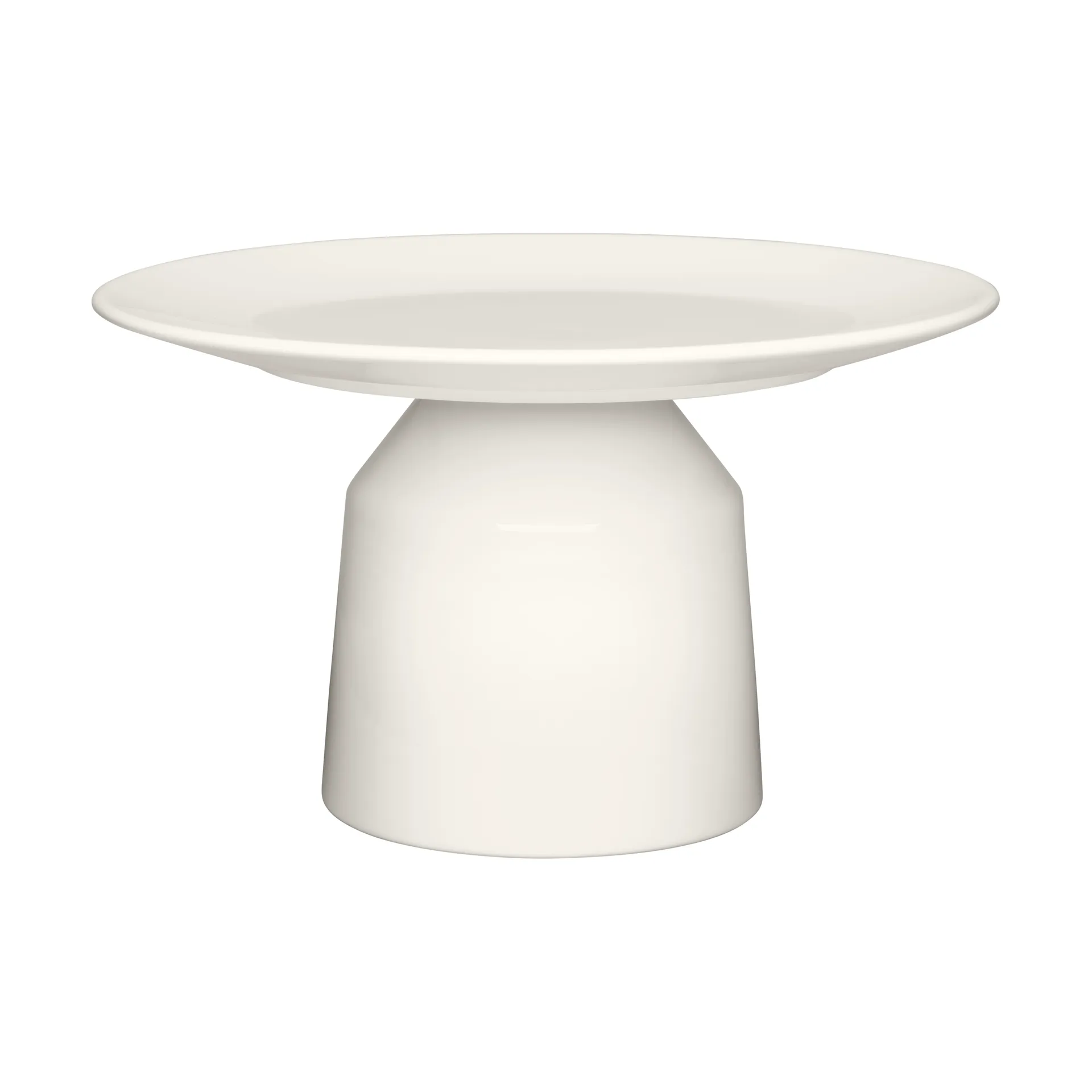 Solare serveringsfat högt 14xØ24 cm, Vit Iittala