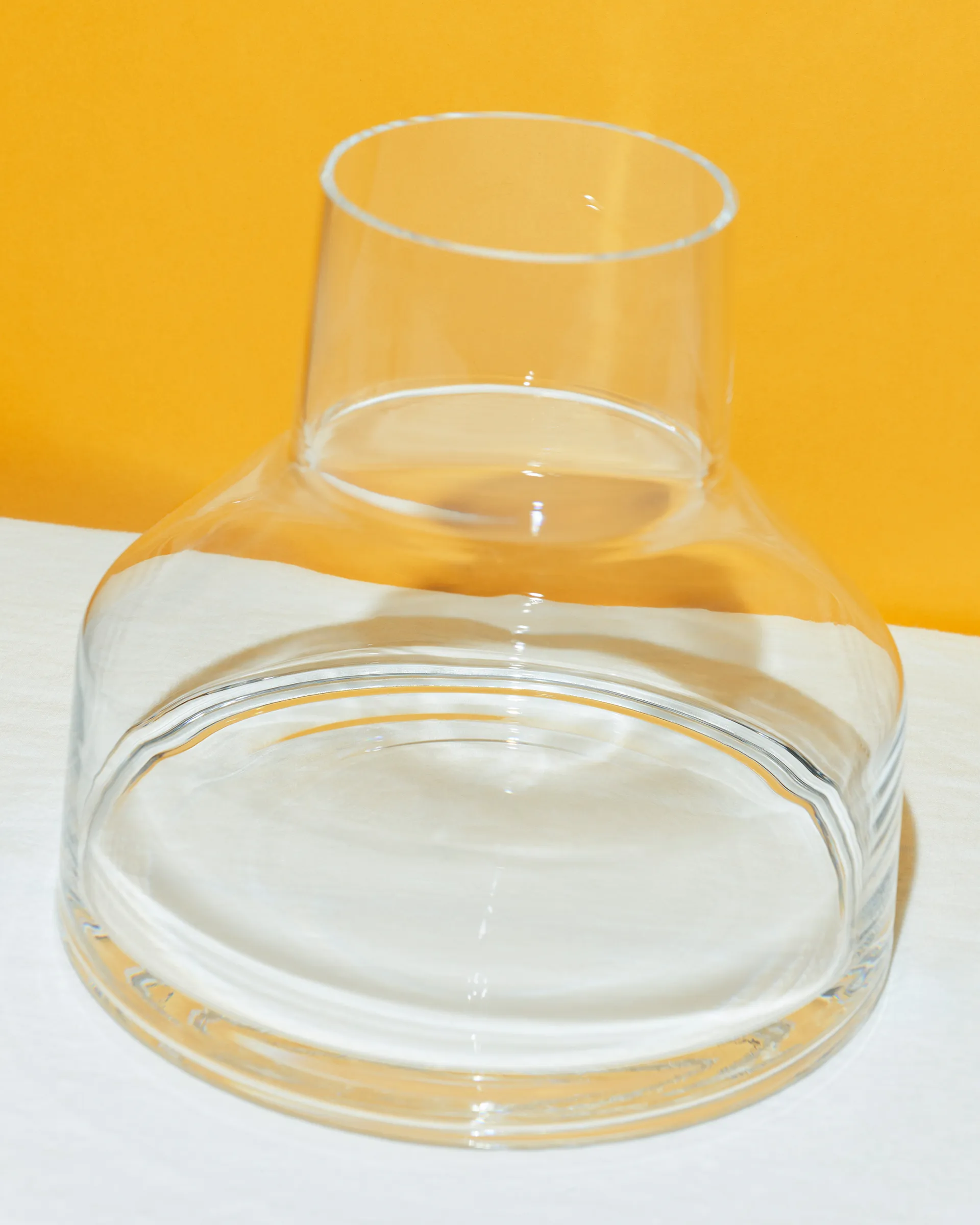 Solare vas låg Ø22x20 cm, Klar Iittala