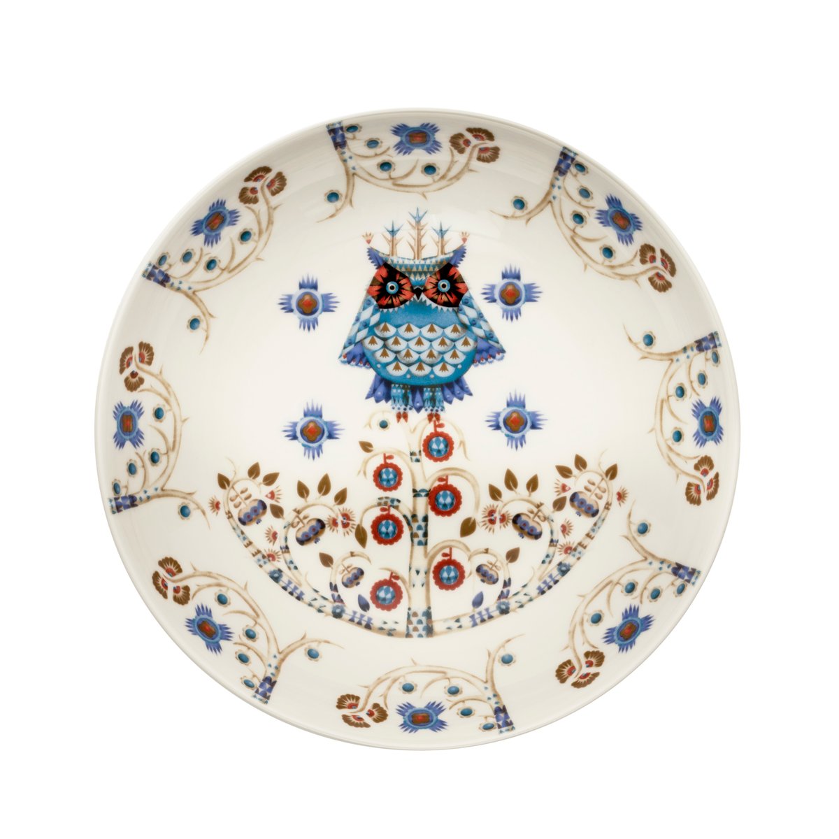 Iittala Taika djup tallrik 20 cm vit mönstrad | Skandinavisk Design | Djupa tallrikar | Multi