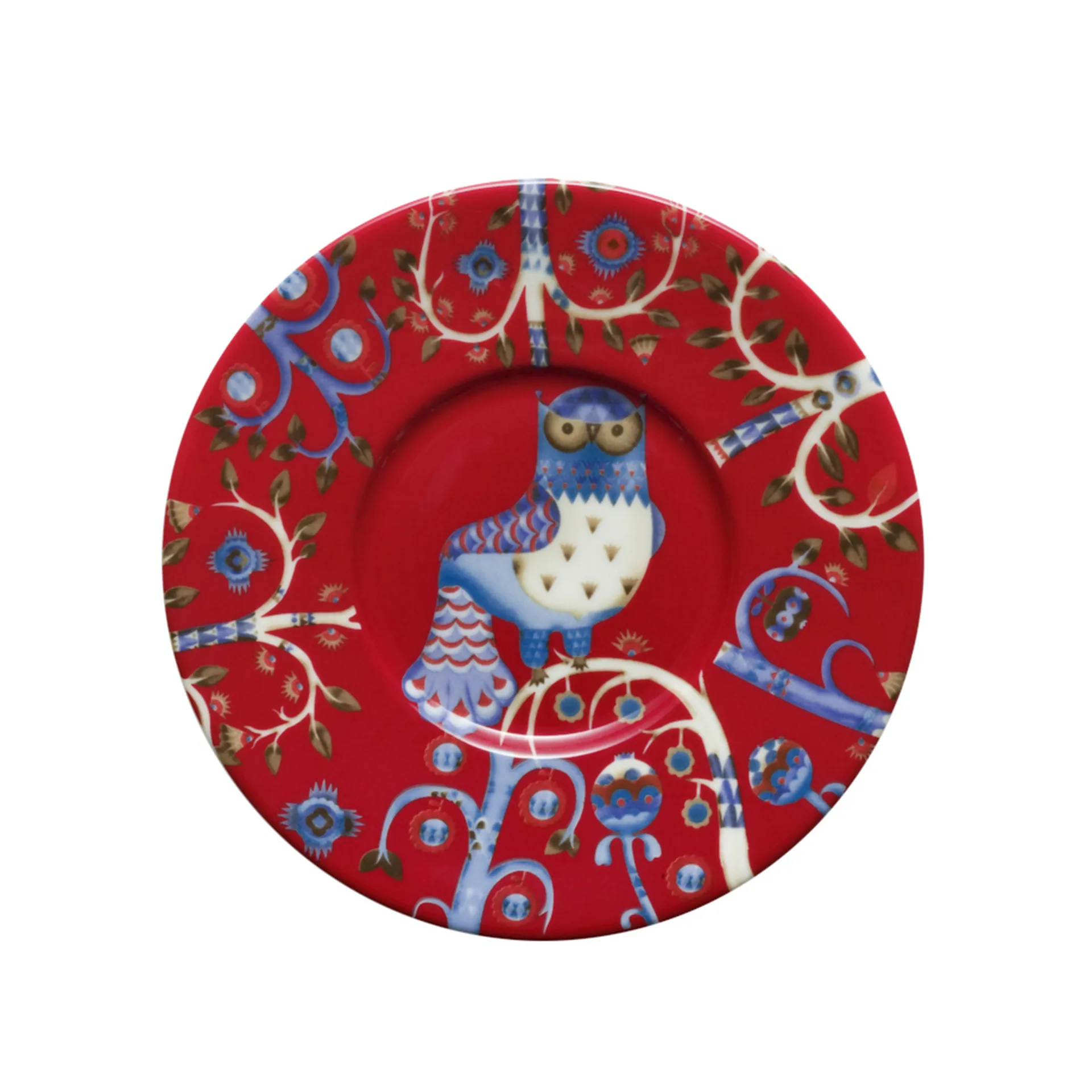 Taika kaffefat, röd Iittala