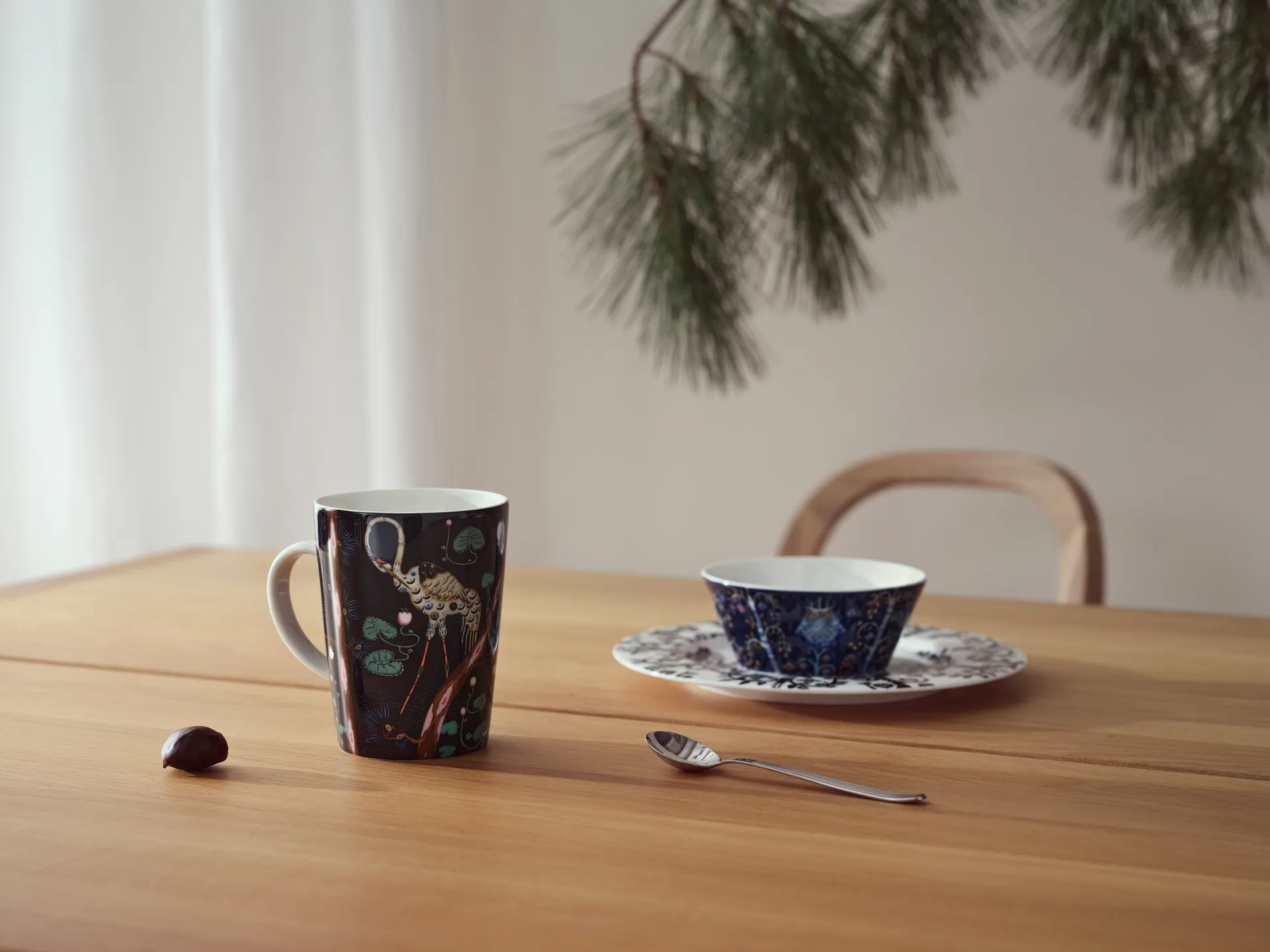 Taika mugg 40 cl 15-årsjubileum gåvoset 2-pack, Svart Iittala