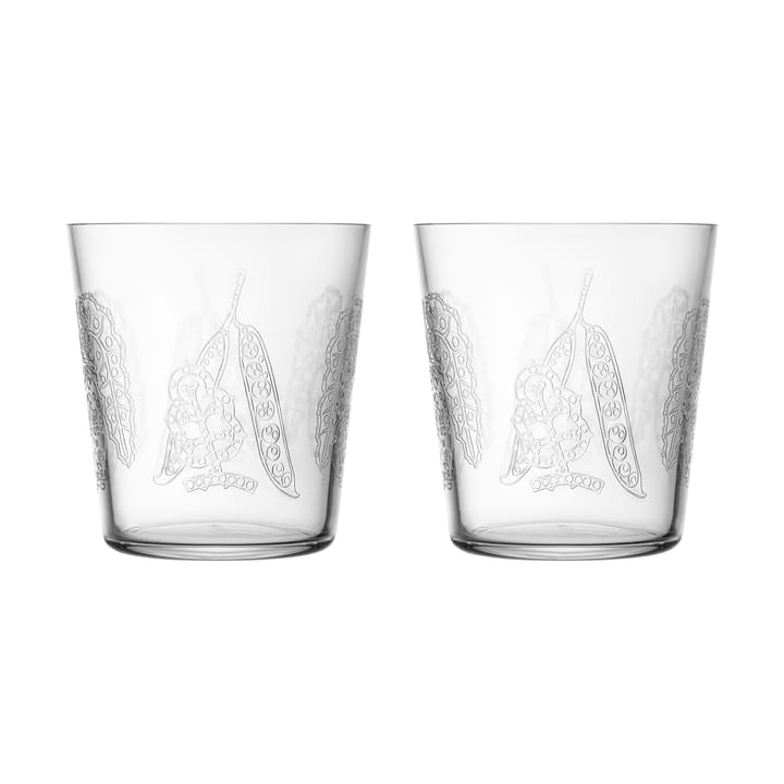 Taika Sato glas 38 cl 2-pack - Klar - Iittala