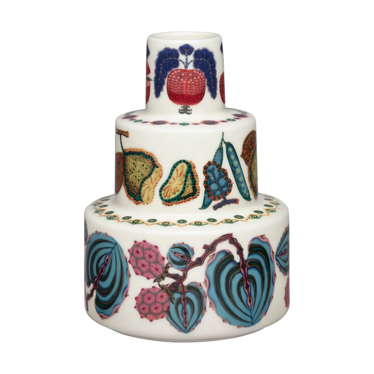 Iittala Taika Sato vas Ø13x18 cm Vit-flerfärgad