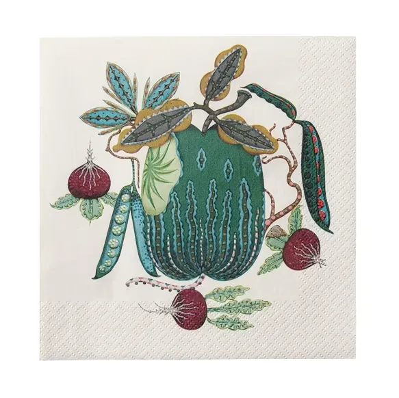 Taika servett 33x33 cm 20-pack, Grön Iittala