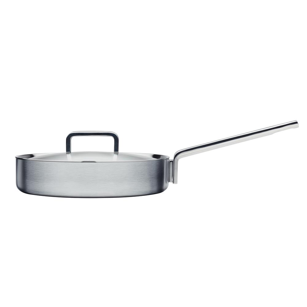 Iittala Tools traktörpanna med lock 26 cm | Skandinavisk Design | Traktörpannor & Sauteuser | Silverfärgad