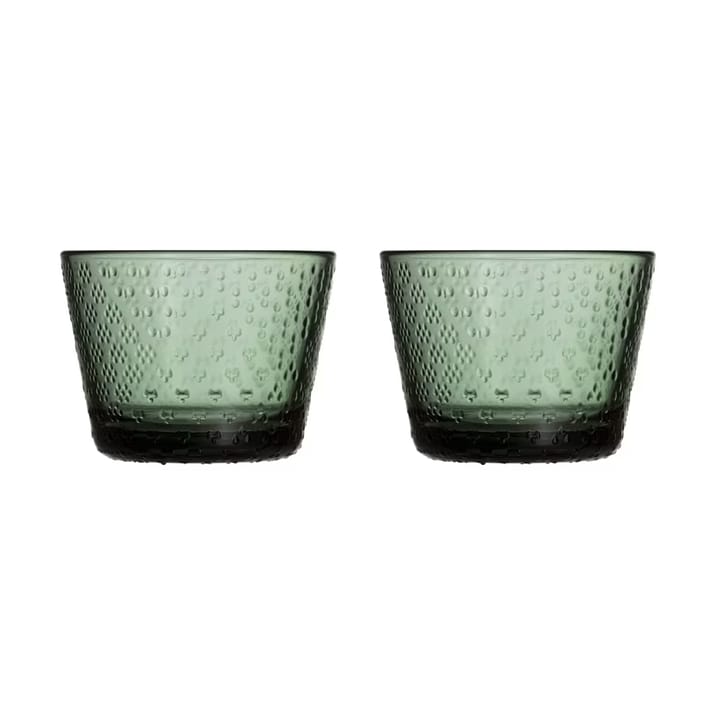 Tundra dricksglas 16 cl 2-pack - Tallgrön - Iittala