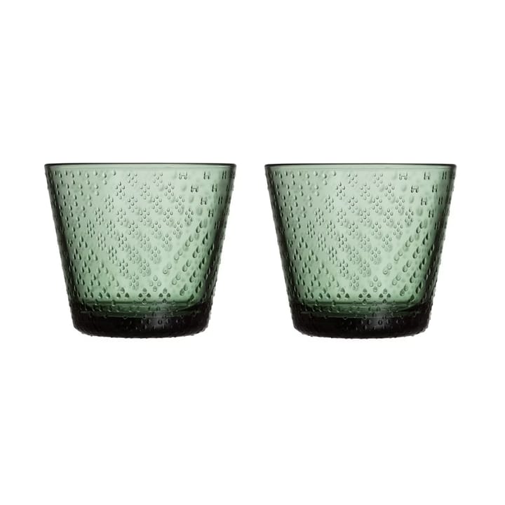 Tundra dricksglas 29 cl 2-pack - Tallgrön - Iittala