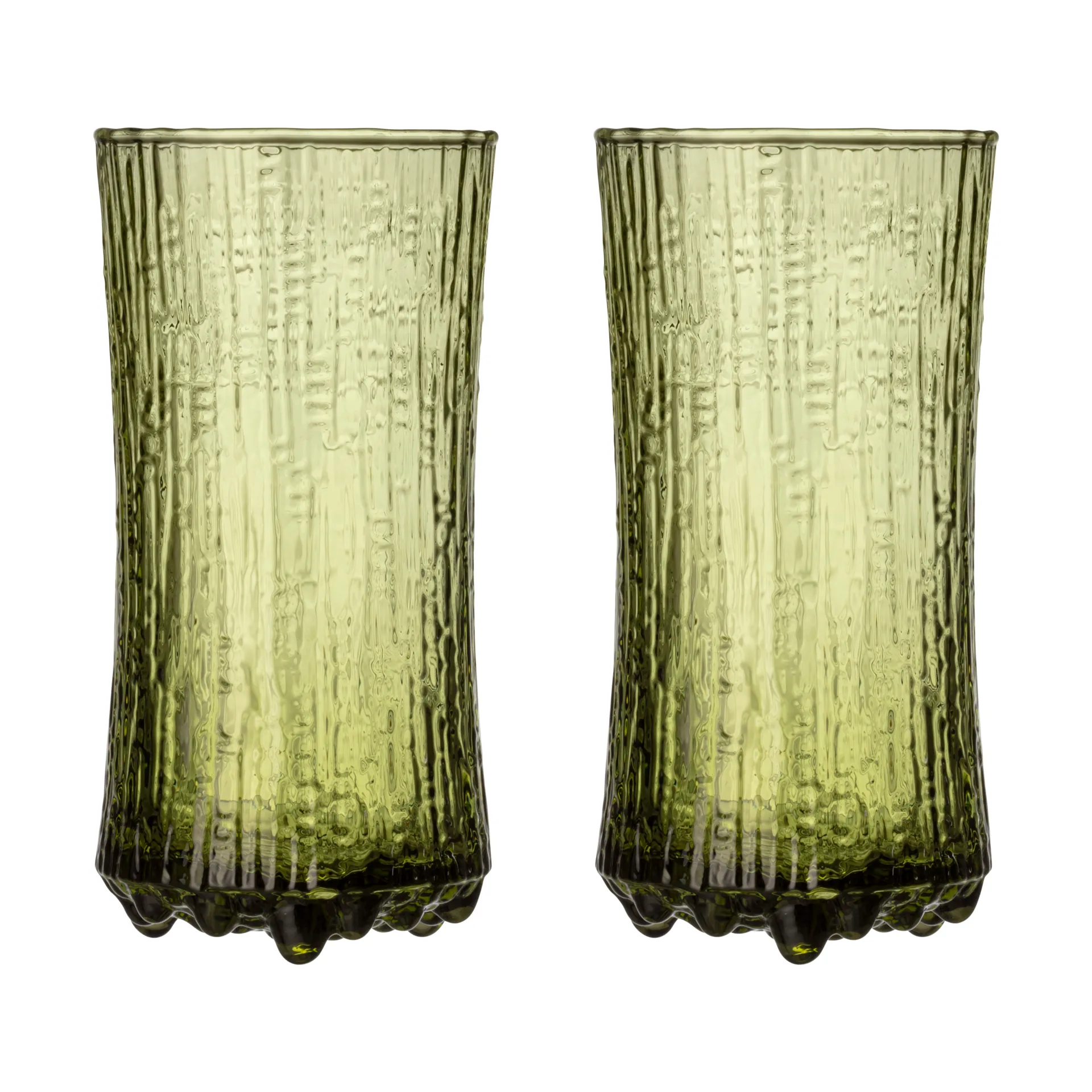 Ultima Thule champagneglas finsk sand 18 cl 2-pack, Grön Iittala