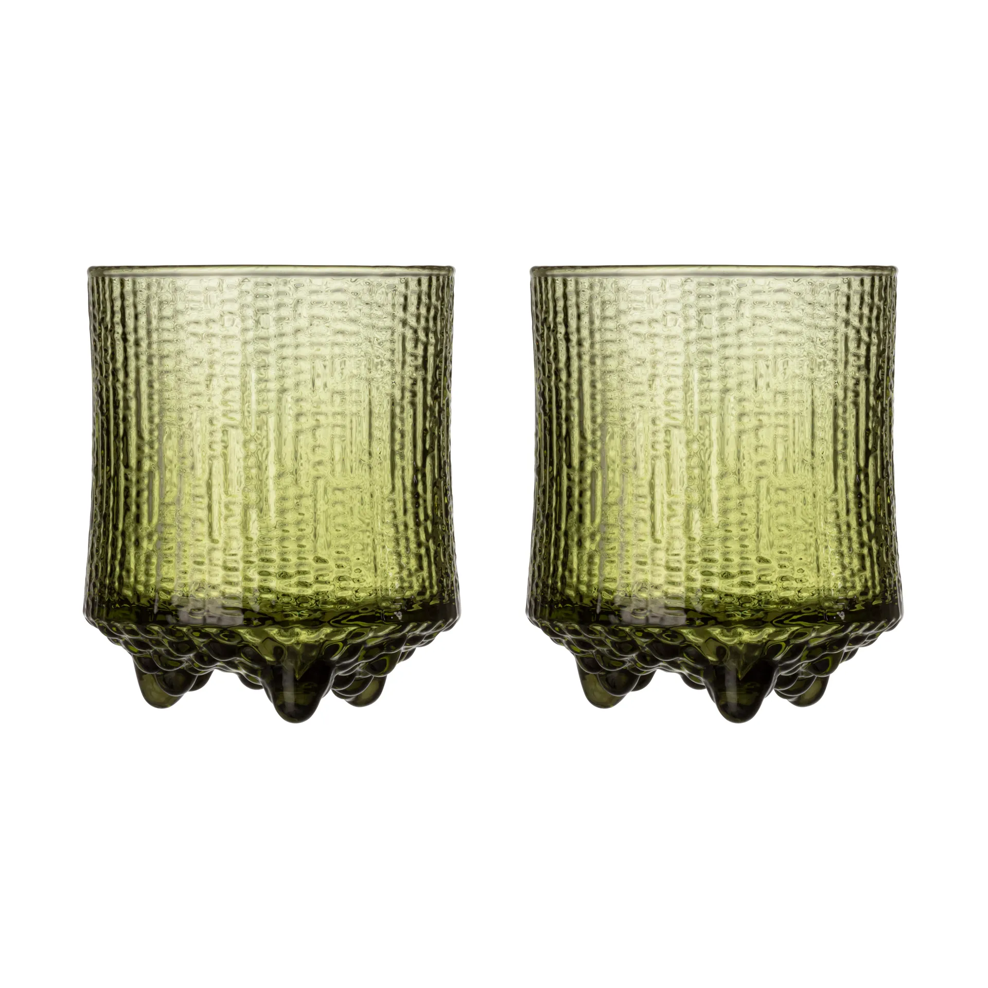 Ultima Thule dricksglas finsk sand 20 cl 2-pack, Grön Iittala
