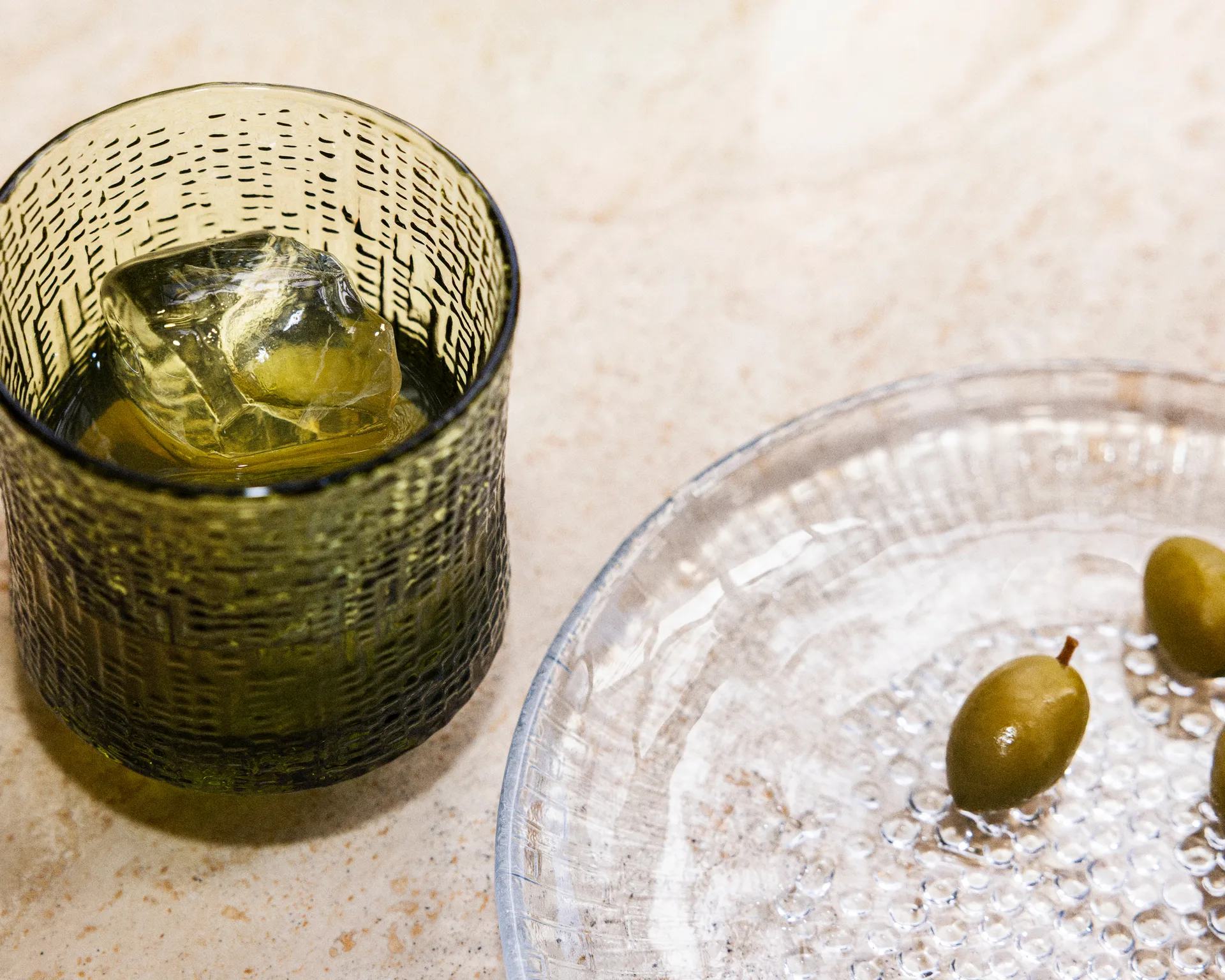 Ultima Thule dricksglas finsk sand 20 cl 2-pack, Grön Iittala