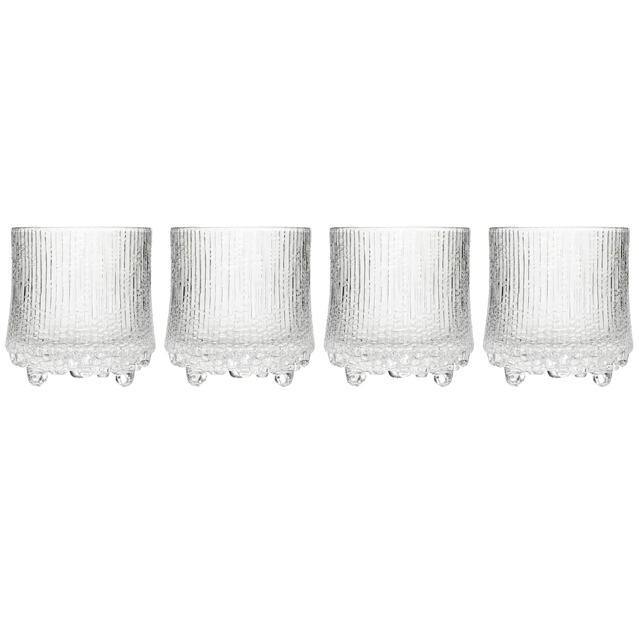 Iittala Ultima Thule On the rocks glas 4-pack Klar | Skandinavisk Design | Dricksglas | Transparent