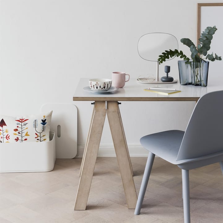 Vakka förvaringslåda liten, vitmålad björkfanér Iittala