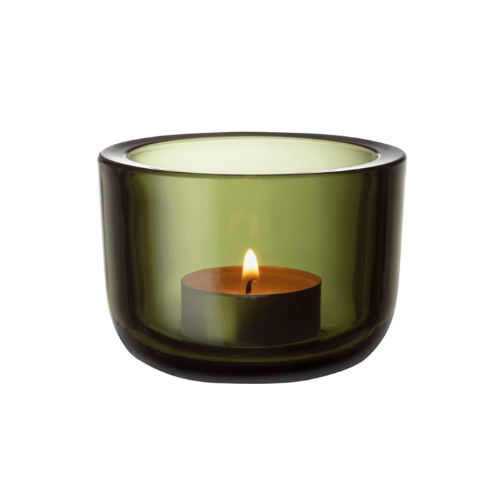 Valkea ljuslykta glas 60 mm - Mossgrön - Iittala