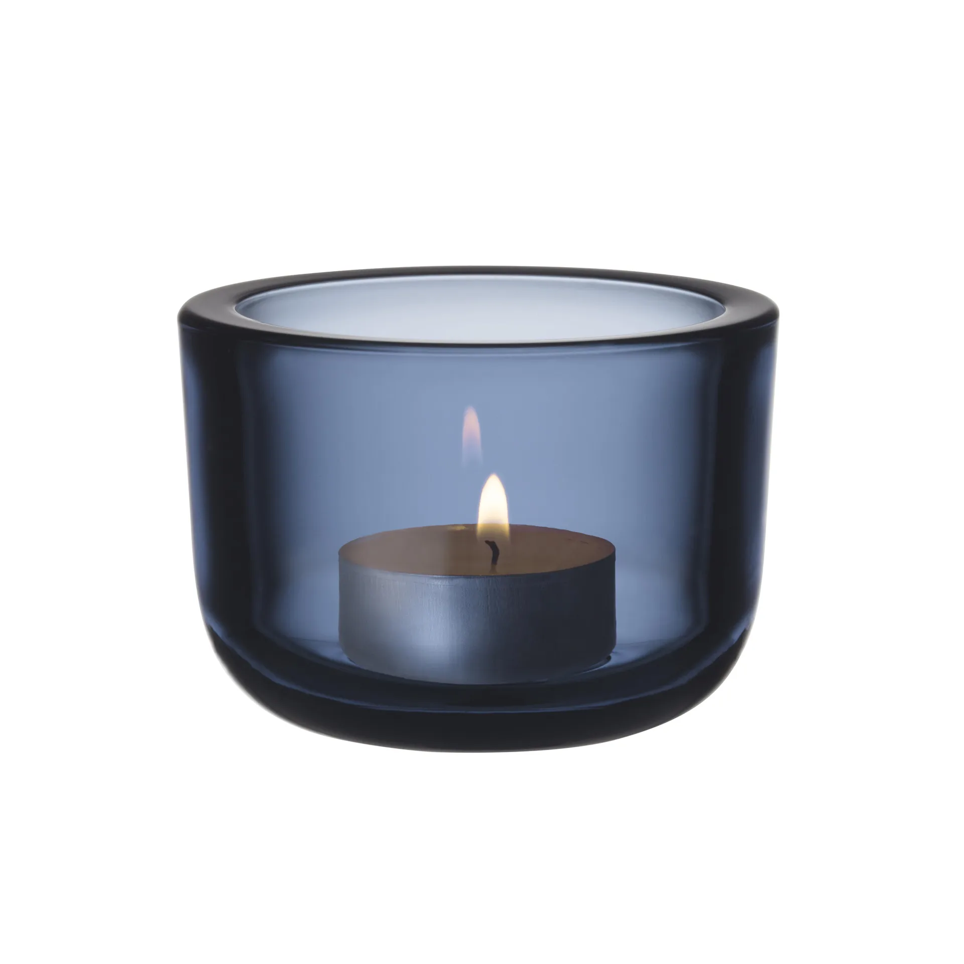 Valkea ljuslykta glas 60 mm, regn Iittala